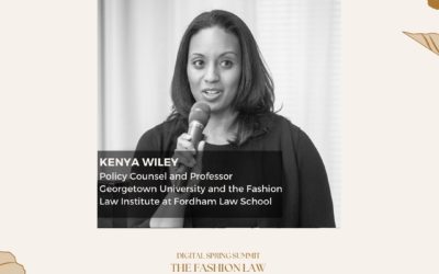 Professor Kenya Wiley at the 2022 Fashion Law Africa Summit